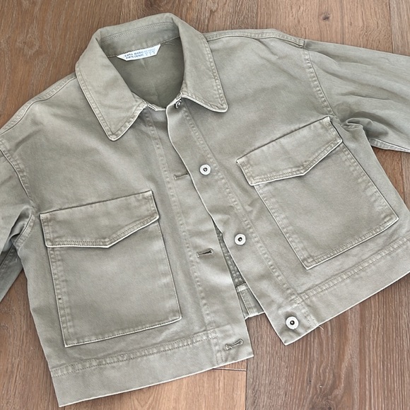 Zara denim jacket, size M - Picture 8 of 9